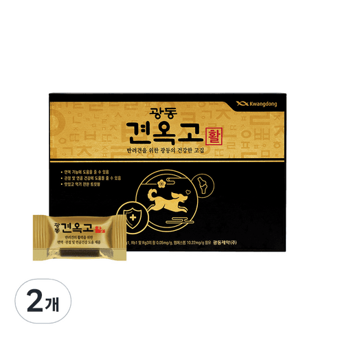 광동 반려동물 견옥고 활 종합영양제 5g x 30p, 홍삼 + 아카시아꿀..., 뼈/관절강화, 2개