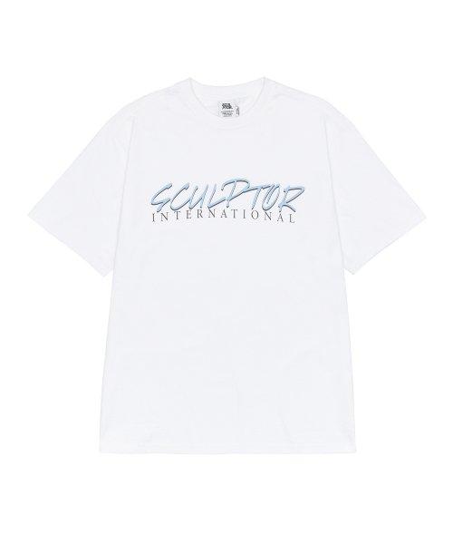 Script Logo Tee White