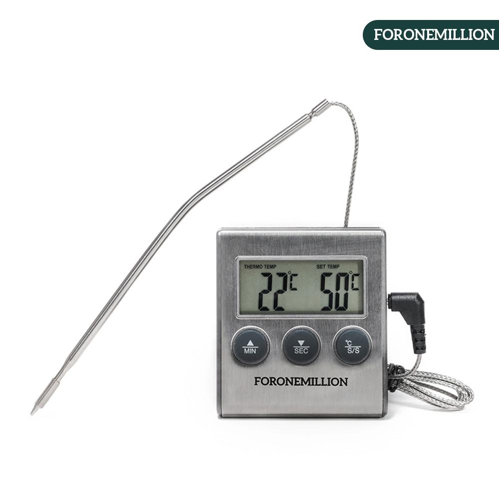 조리용 탐침 심부온도계 요리용 고기 바베큐온도계 스테이크 오븐 요리 음식 버튼형