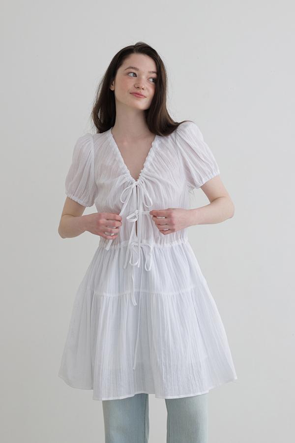 [9차] THREE RIBBON DRESS