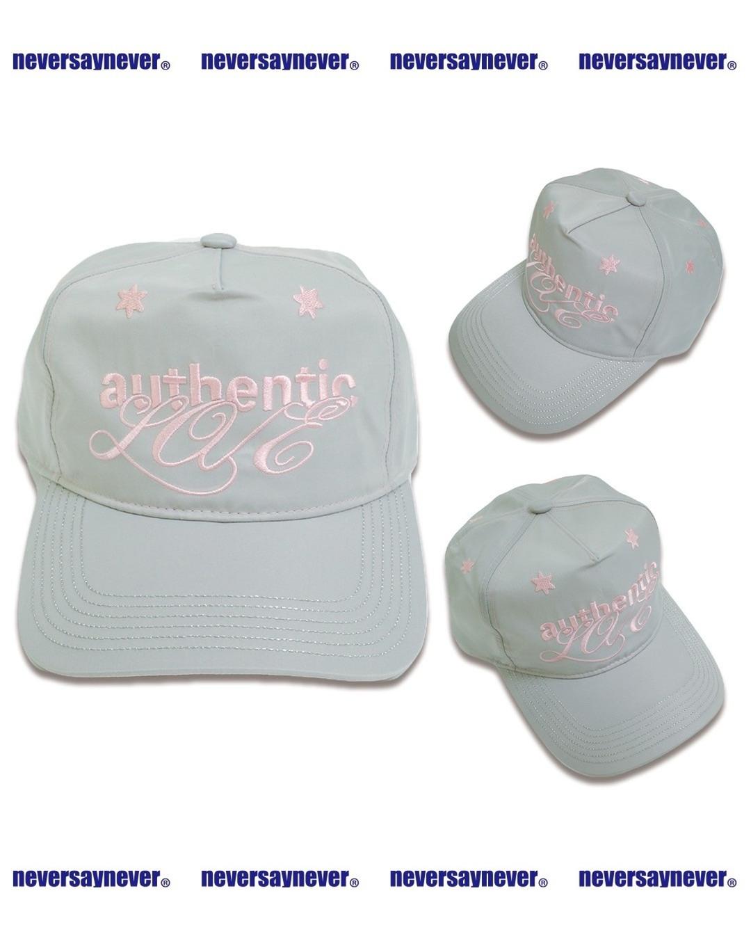 NSN Authentic love nylon cap lightgray