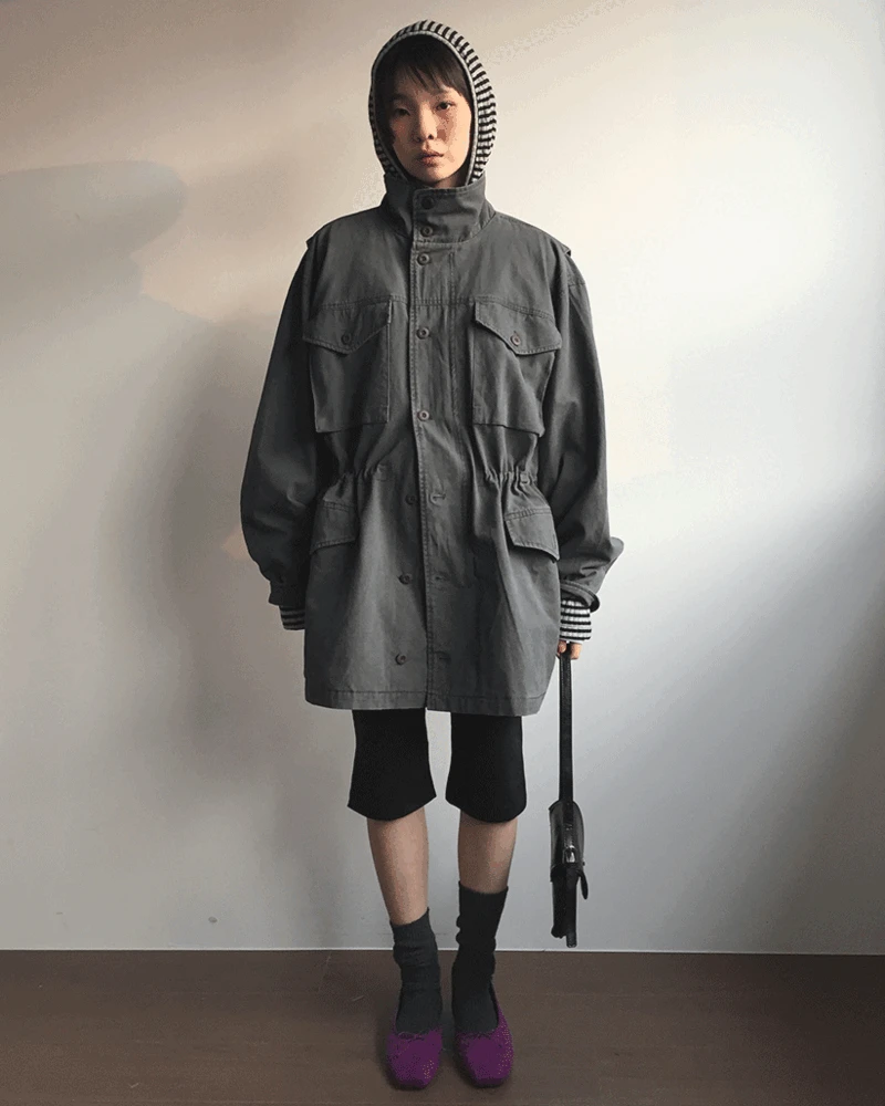 [오늘출발]네로 버튼 카프리 팬츠 (1color) *당일 발송 가능!