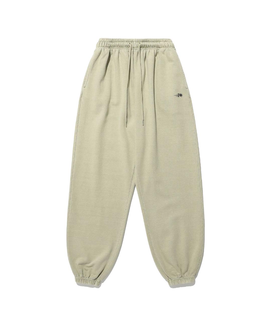 skull graffiti pigment sweat pants[beige]
