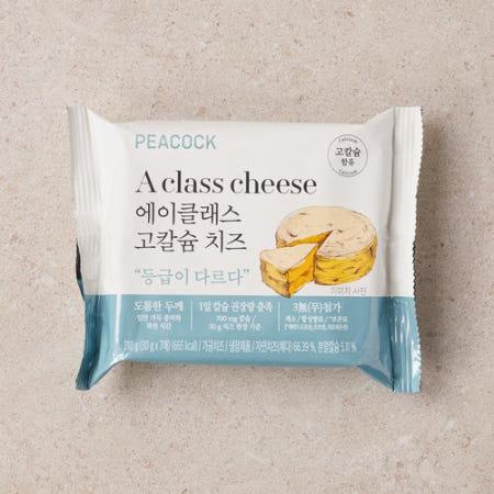 이런 상품 어때요? 피코크 에이클래스 고칼슘 슬라이스치즈 210g (30gX7)