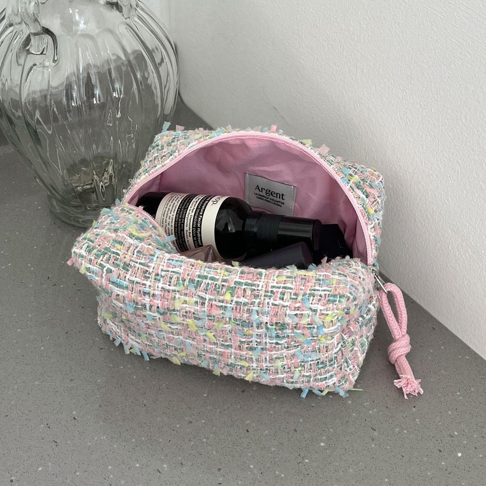 아르장 네모 파우치 - 레브 그린 / 화장품 파우치 데일리 파우치 / Argent square pouch - rêve green : 아르장 Argent