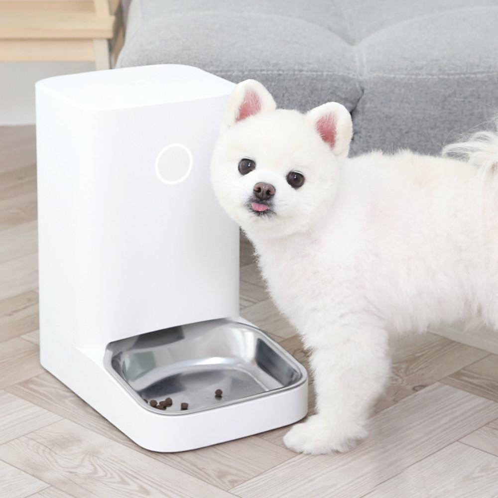 [바램펫] 밀리 강아지 고양이 스마트 자동급식기 밥그릇 [기본팩]