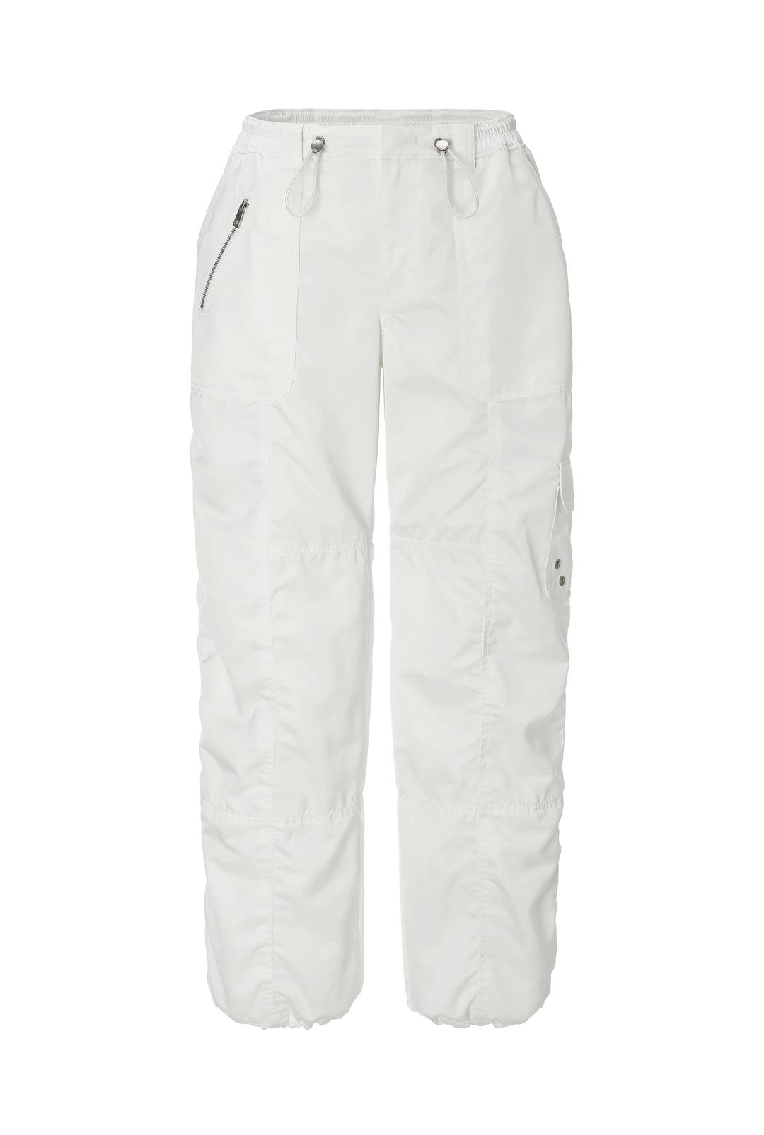 Satin cargo pants