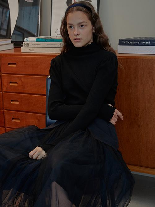 [윤승아,보라끌레르 착용]Anne Turtleneck Top_4Colors