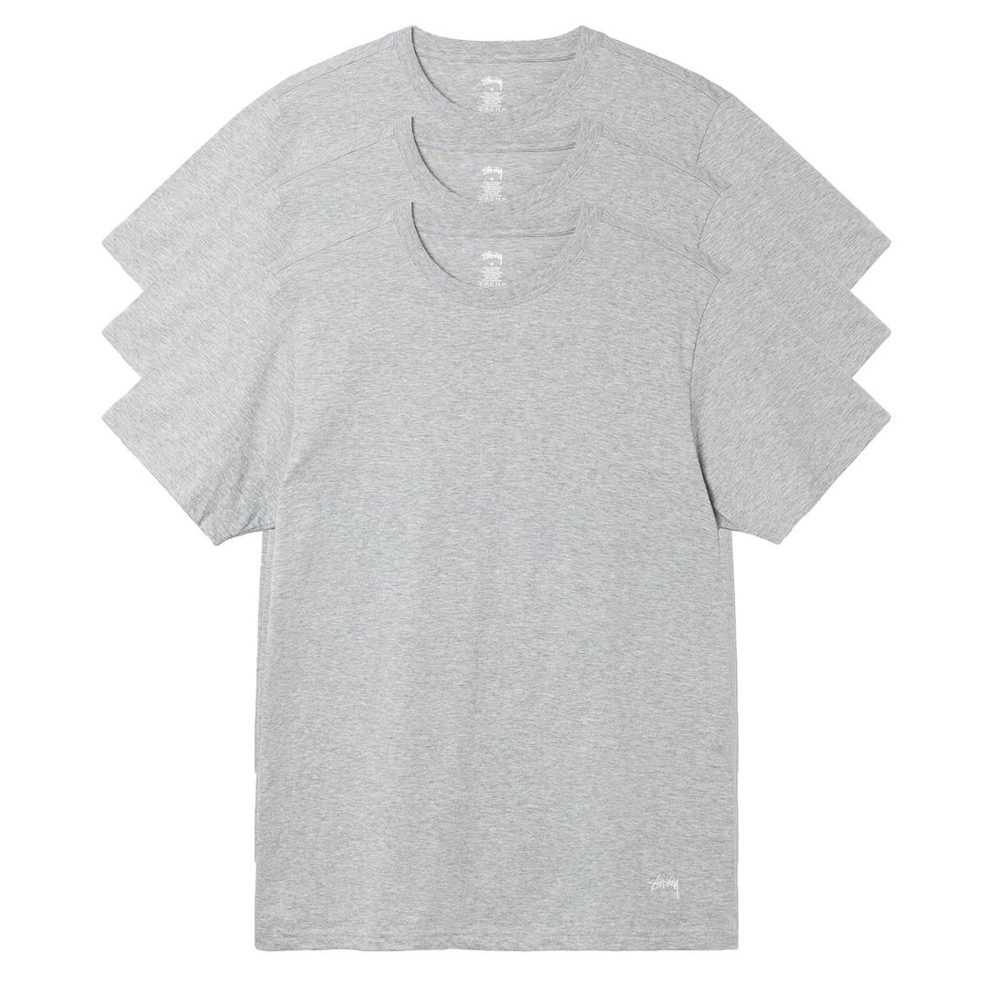 UNDERSHIRT - 3 PACK - Grey Heather / S