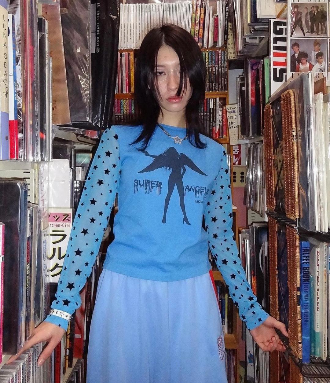 Super Angels Star Mesh T-shirt