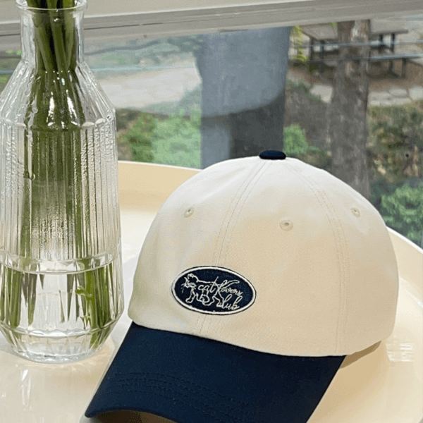 CAT LOVERS CLUB BALL CAP RUSSIAN BLUE