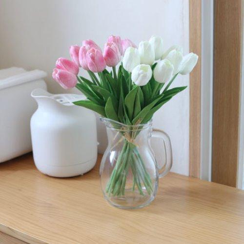 촉촉 튜울립 9송이 부쉬 (3컬러)