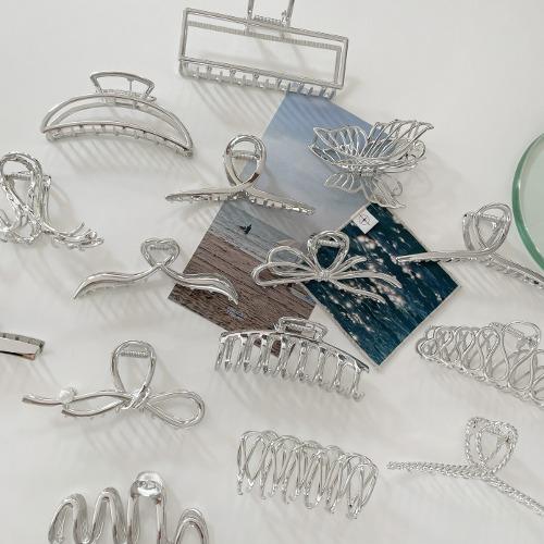 [무배+특가] 실버 메탈 집게핀 시리즈 15종