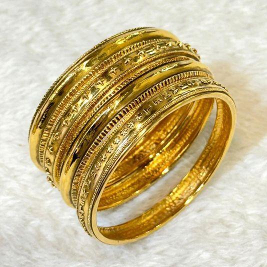 샤넬 금장 빈티지뱅글 팔찌/브레이슬릿 4EA-G082008