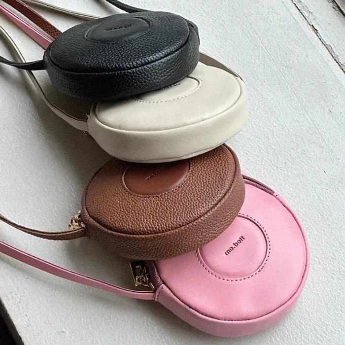 Rolli 레더 동전지갑 키링 카드지갑 미니파우치 크로스백 - 4 Colors