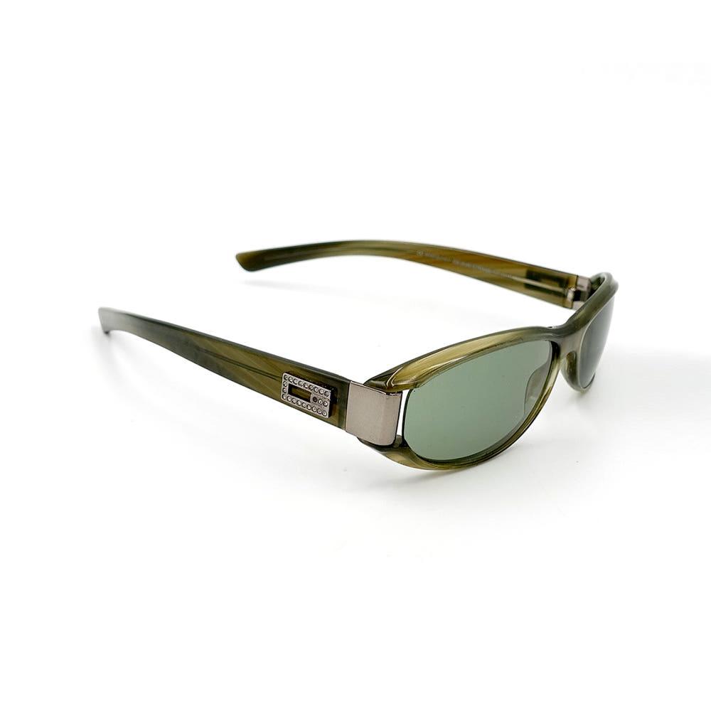 구찌 다크그린 긱시크 빈티지 선글라스 / GUCCI Dark Green Geek Chic Vintage Sunglasses