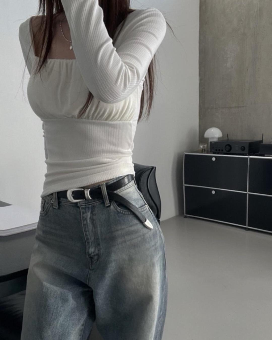 FL 플라워 샤인 티셔츠 (4C)