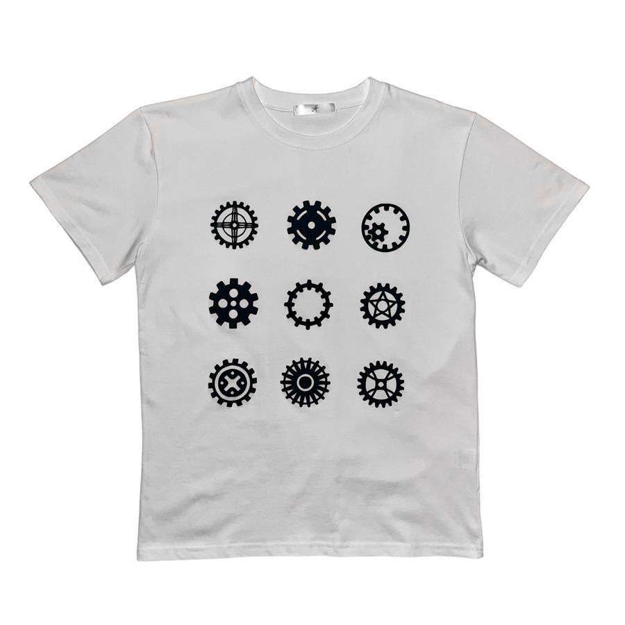 [SMOKEASTAR] NINE GEARS T-SHIRT (WHITE)
