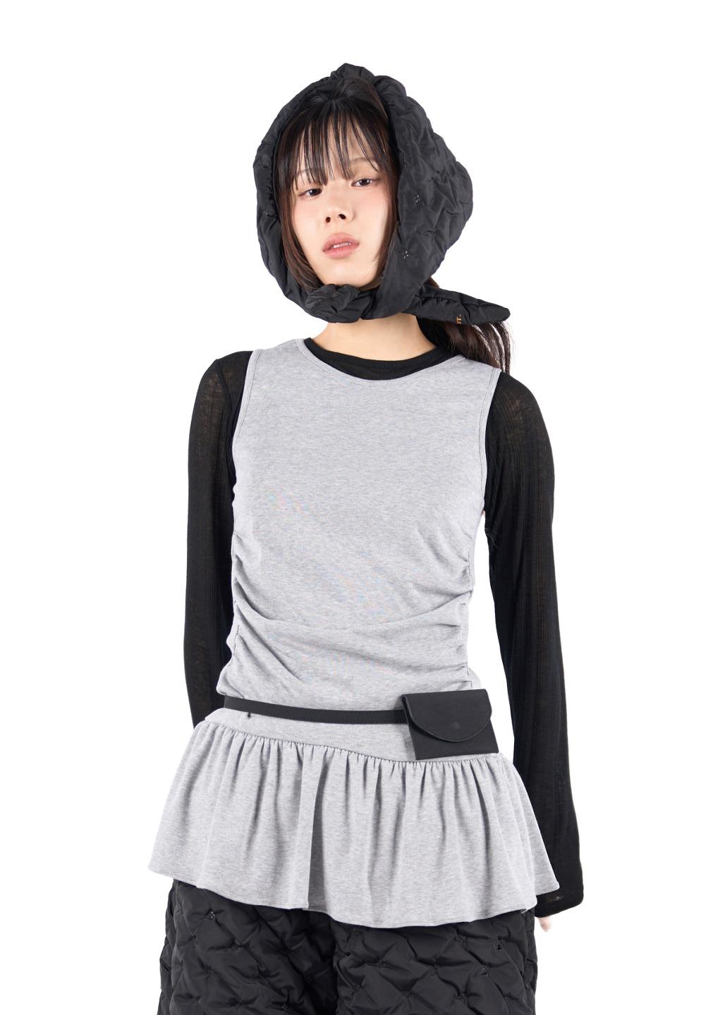 릿킴 FRILL SLEEVELESS