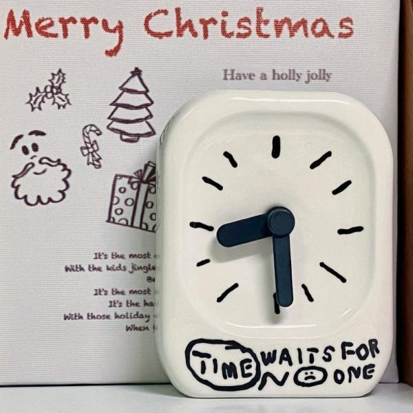 비믹스 시계 무소음 탁상시계 미니멀 Bmix X INAP