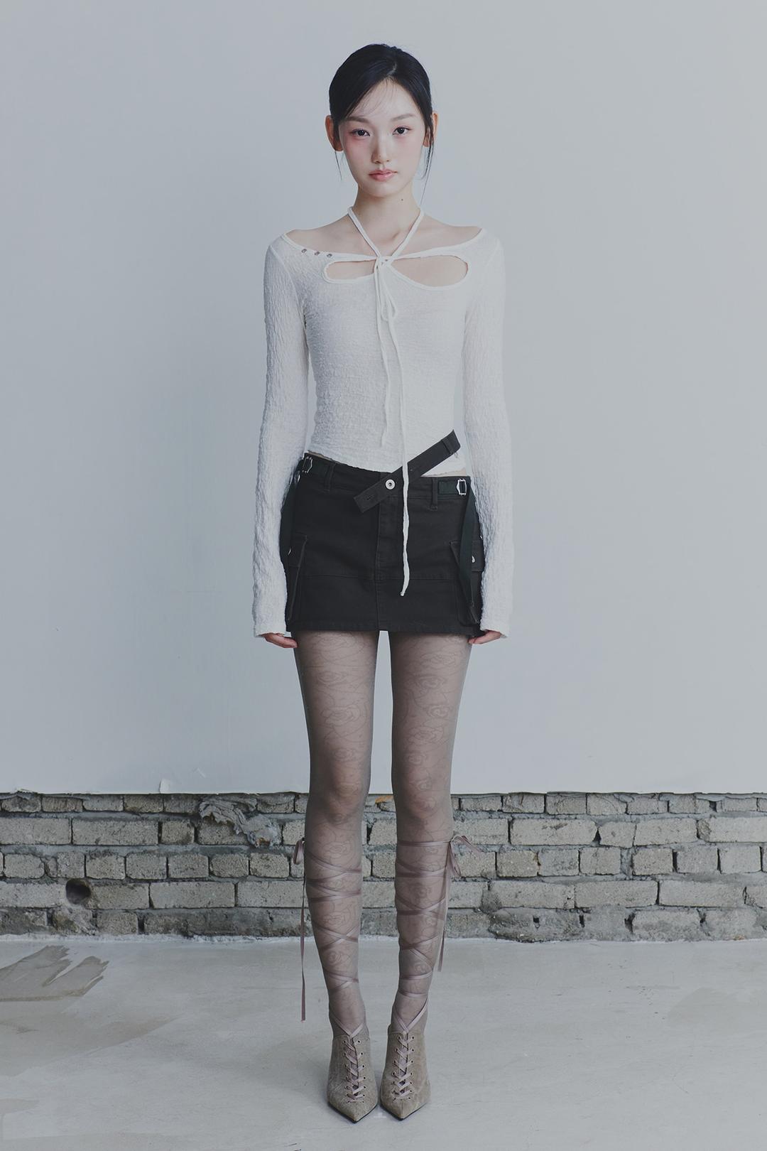 NIX MINI SKIRT deep khaki