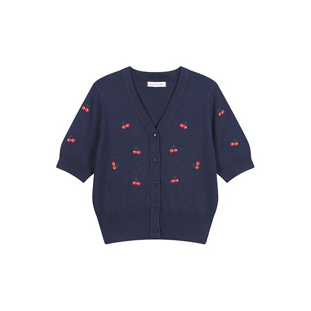 체리자수 니트 가디건 PR2KG562