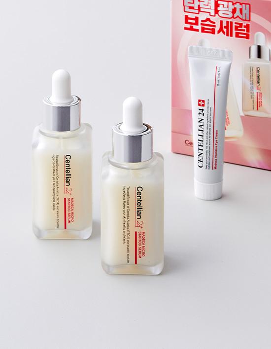 [동국제약] 센텔리안24 마데카 스타톡세럼 듀오세트 (세럼 50ml*2ea + 아이크림 본품 15ml)