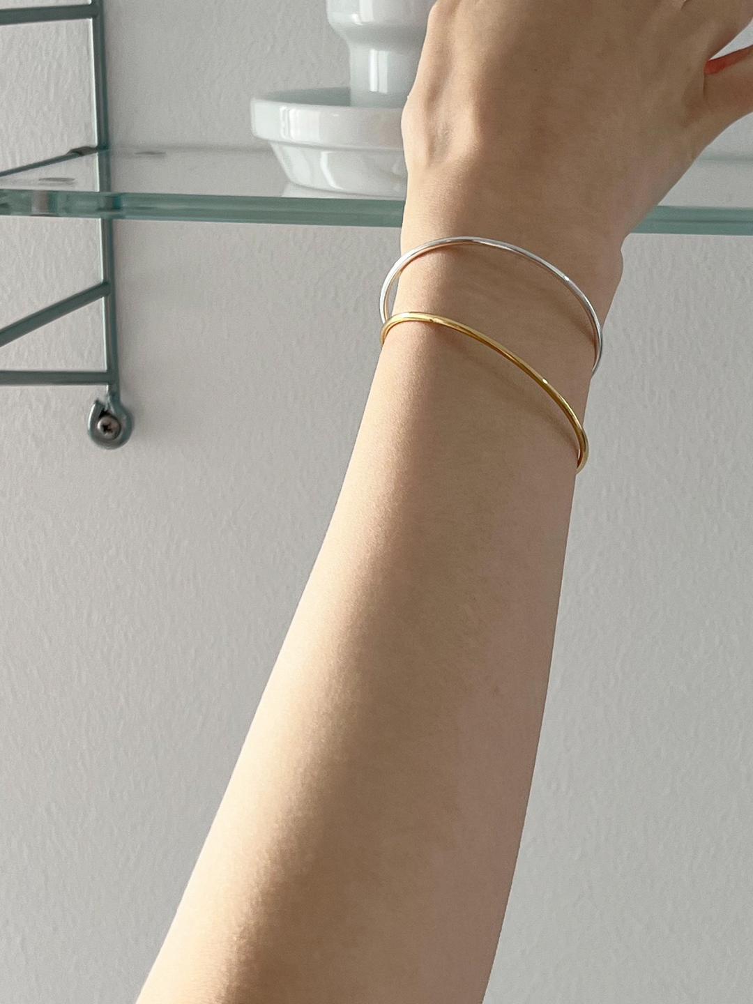 (silver925) Thin bangle