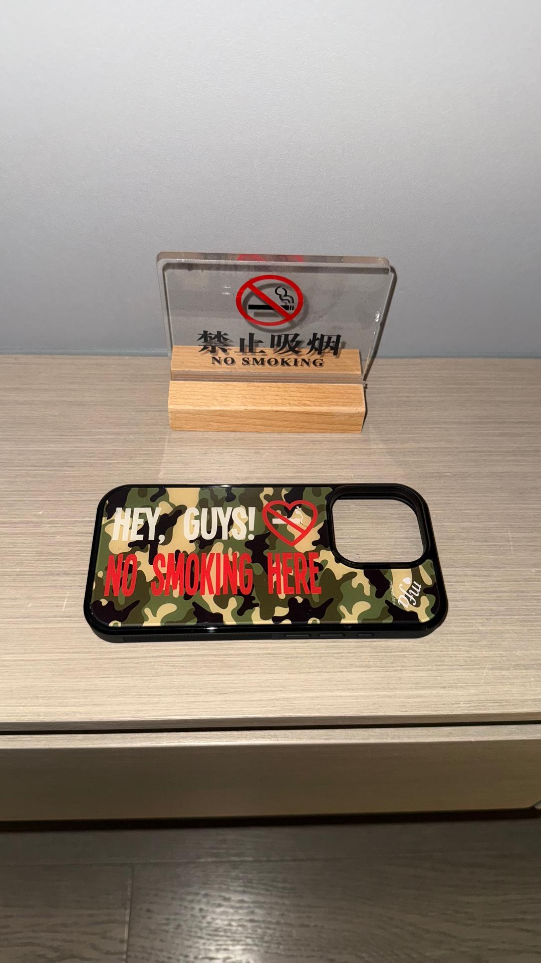 no smoking magsafe glass case