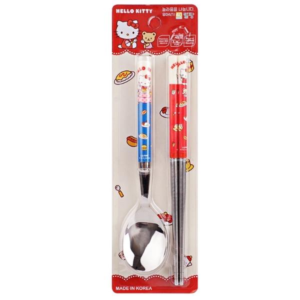 산리오 헬로키티 베이커 진공심플수저세트 주니어