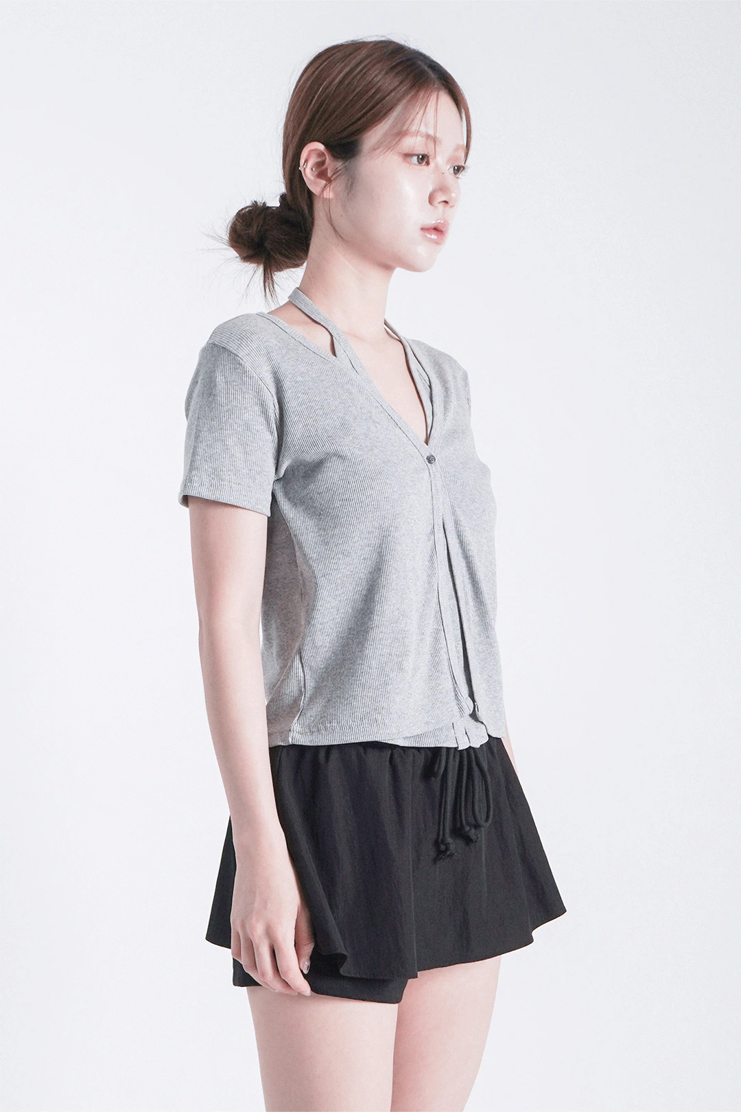 SLIT-IN CARDIGAN