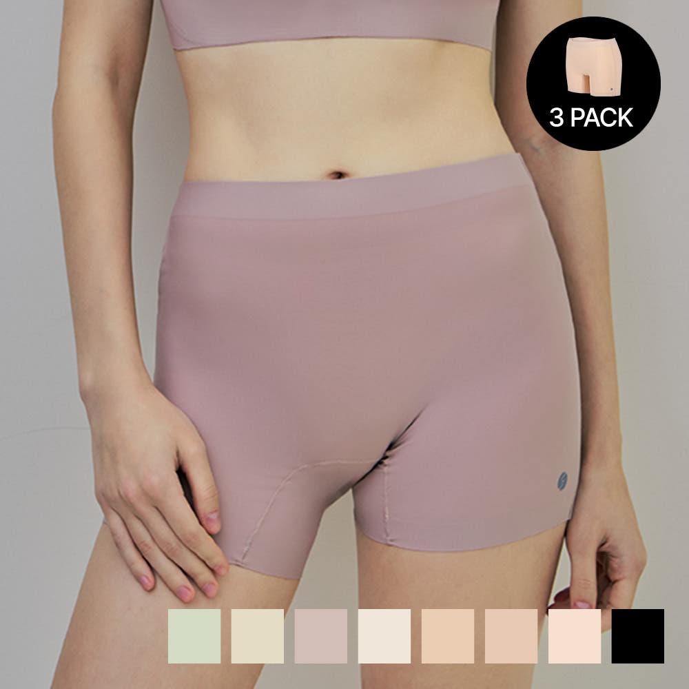 슬림9 뉴베이직 심리스 네모팬티 3일팩