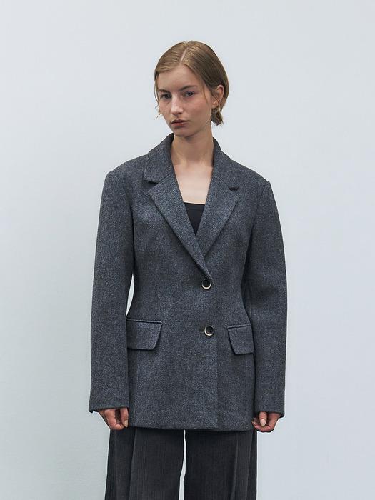 RTF STITCH LINE WOOL BLAZER_2COLORS