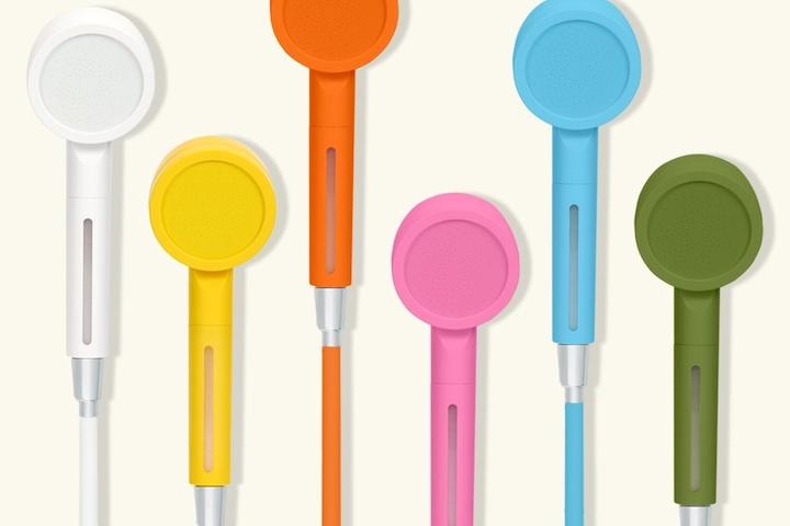 컬러 샤워기 헤드 필터 수압상승 녹물제거+PVC 샤워호스 1.5m 2m