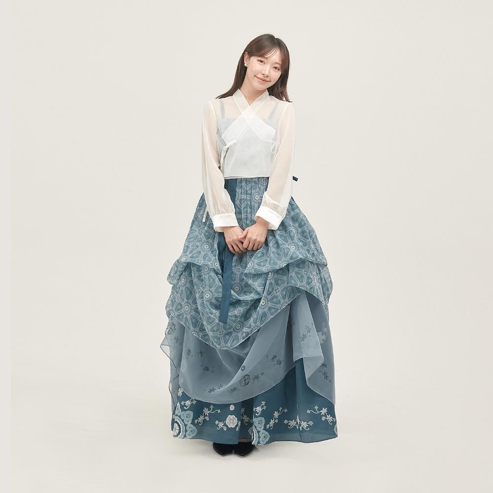 온화 시스루 당의 저고리 [백아이보리]