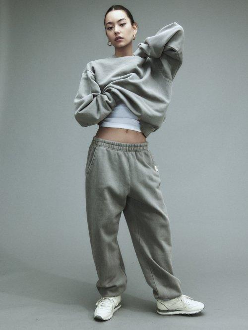 【韓国Attends アテンズ】Navy basic sweat *pants Attends】Basic Sweat pants☆韓国☆スウェットパンツ (Attends