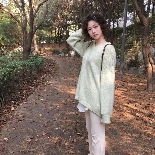 밀루 니트 프릴 팬츠