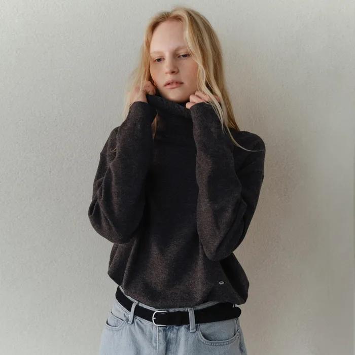 [with 문지원] Washable turtleneck knit_4colors