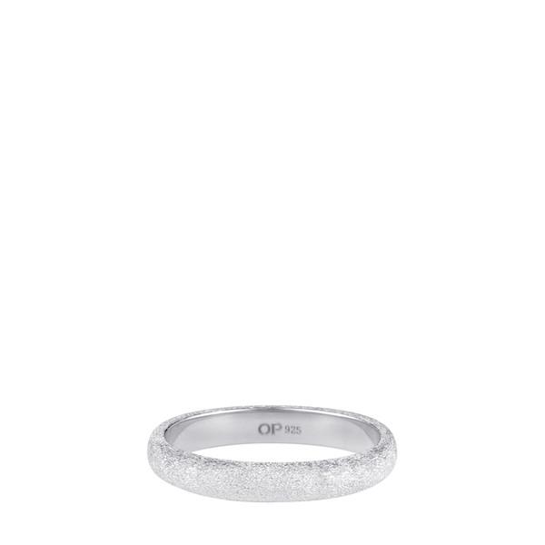 GRANITO ROUND RING SILVER
