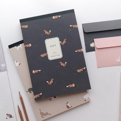[핑크풋]헤이 패드편지지