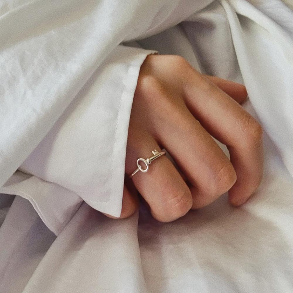 실버925 실버 미니 열쇠 반지