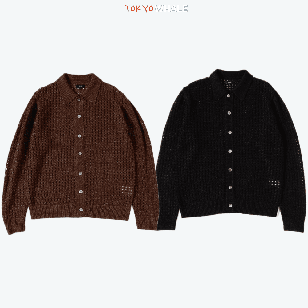 빔즈 가디건 5 게이지 메쉬 폴로 셔츠 25SS