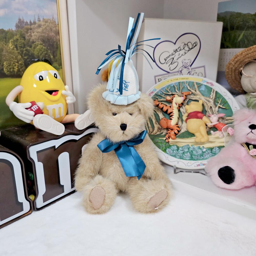 [중고] 해피벌스데이 보이즈베어 생일축하인형