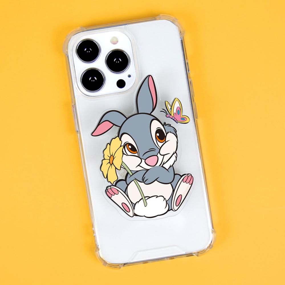 디즈니 그립 톡거치대 투명아크릴톡 밤비 스마트톡