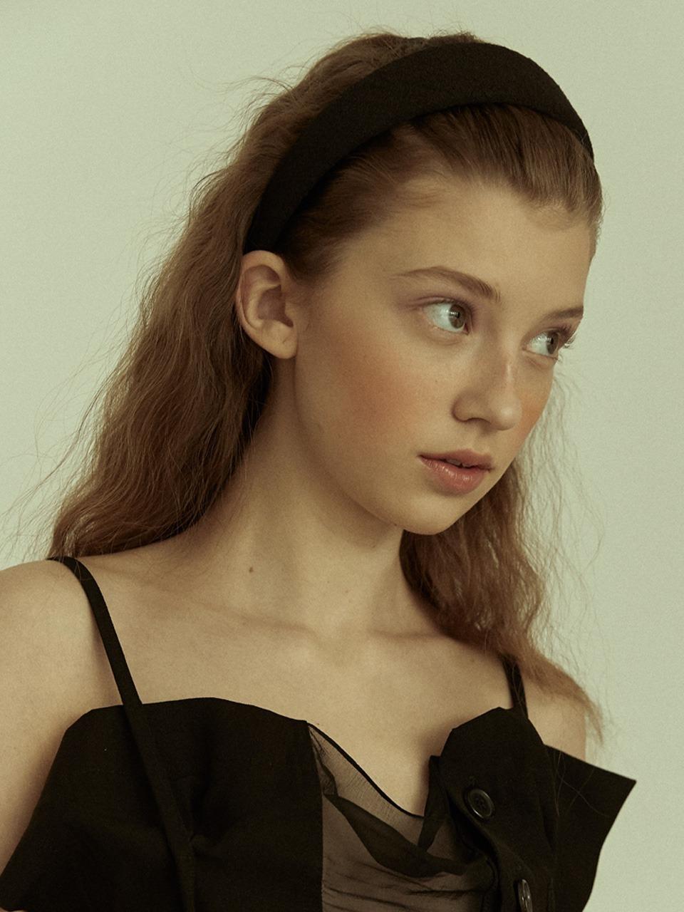 Black Tweed Headband