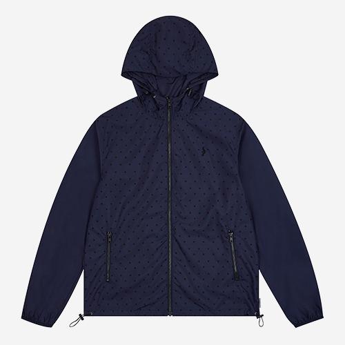 S CLEF DOT WINDBREAKER (NAVY)