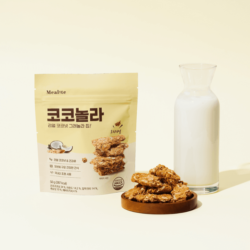 [밀라이트] 코코넛 그래놀라칩 코코놀라 50g 1봉