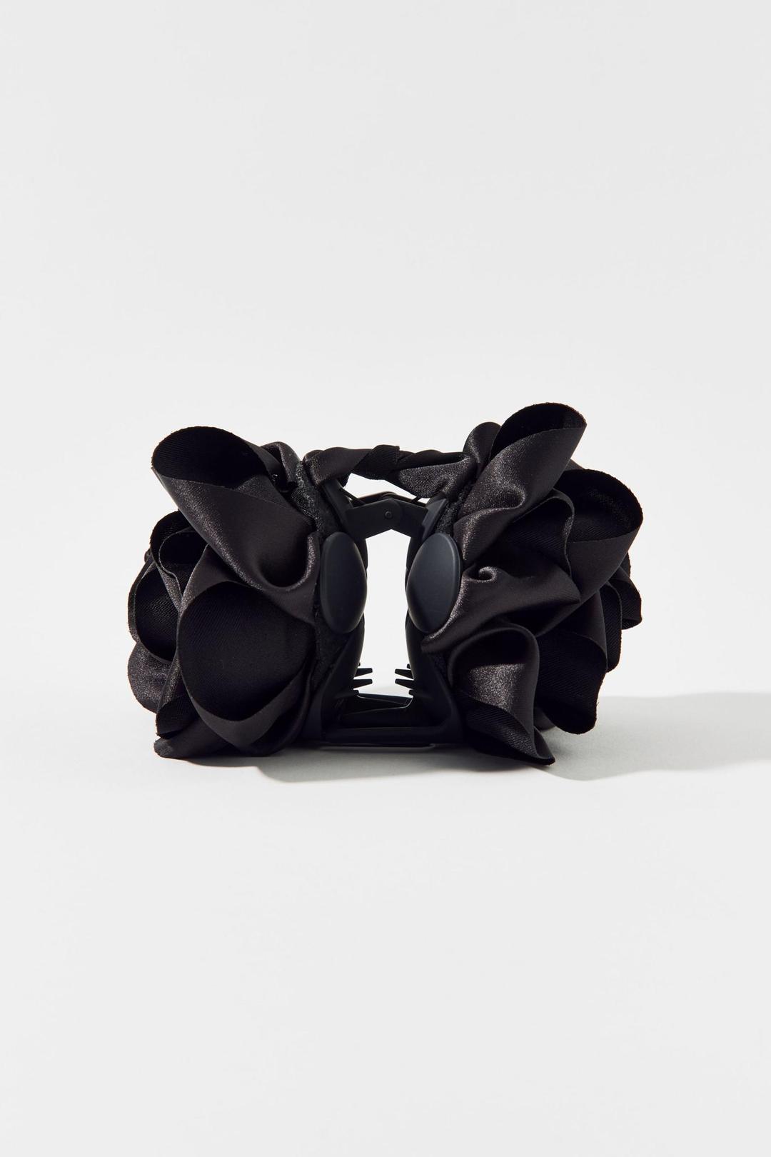 Satin Rosette Claw Clip