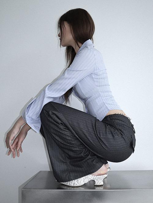 pinter low slacks, gray
