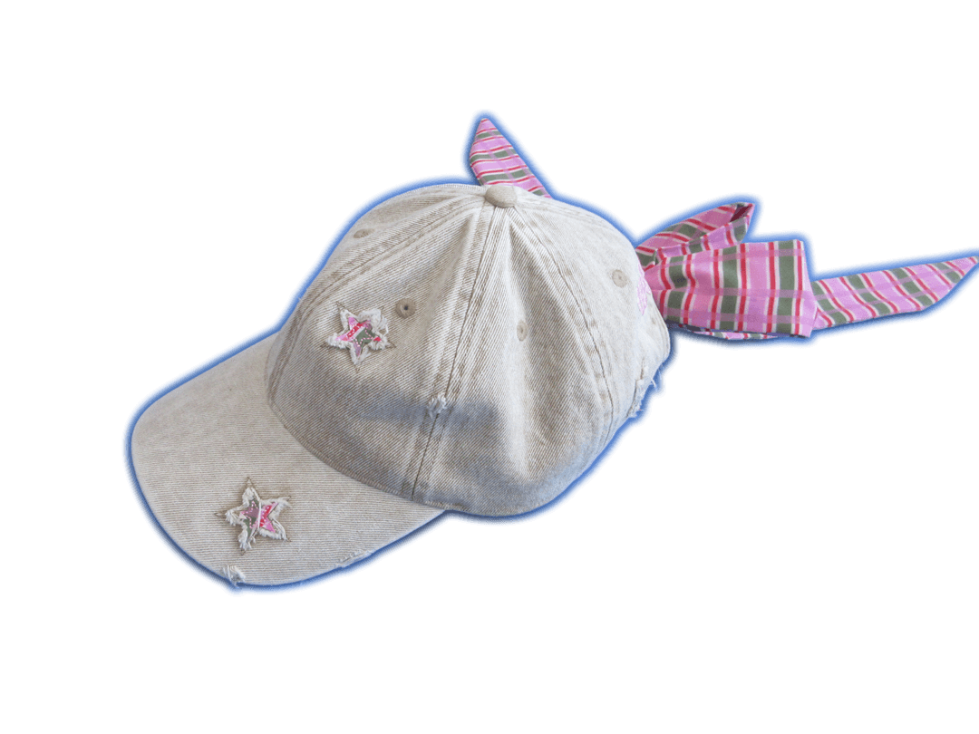 Bow Baseball Cap ✮ - khaki